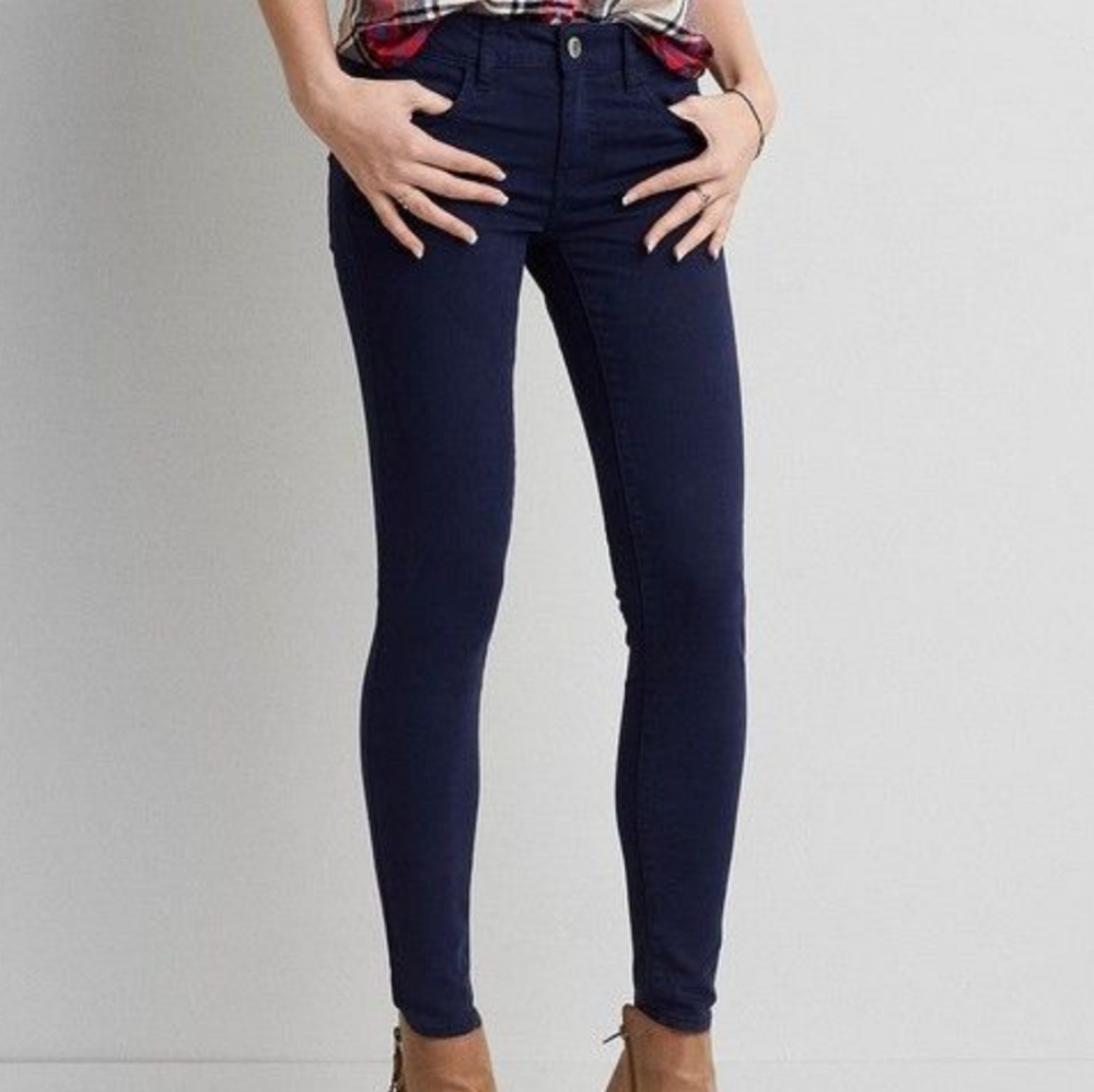 American Eagle navy blue pants